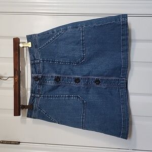 Boden Denim Button Up Skirt Size 6P​​​​